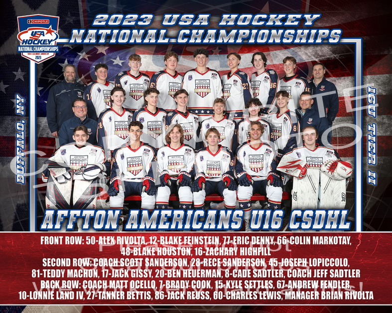 Total Sports Imaging 2023 USA Hockey 16U Tier Ii Nationals