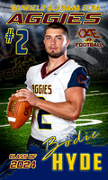 23 OAE Football Banners